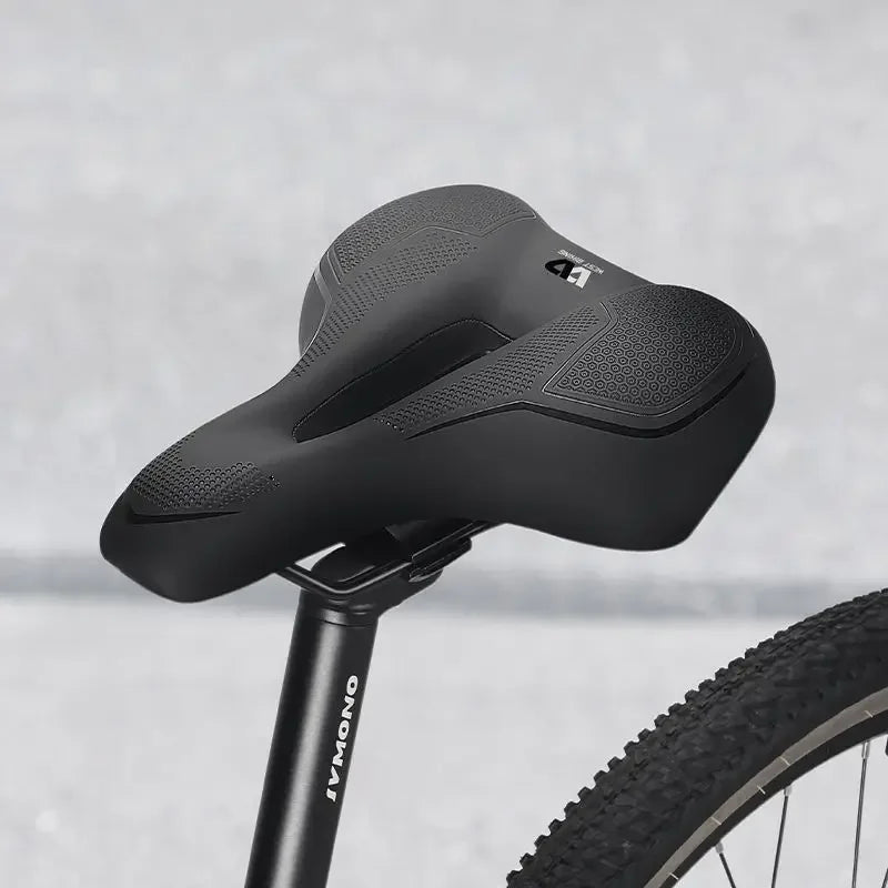 WEST BIKING MTB Bike Bicycle Saddle Rail Hollow Breathable Absorption Rainproof Soft Comfortable Sponge Casual Road Cycling Seat