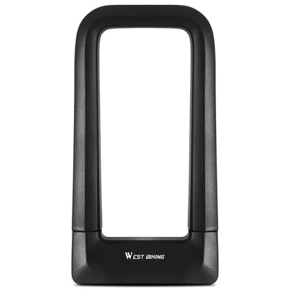 WEST BIKING Bicycle U-lock Thicken Zinc Alloy Anti-theft Safety Lock Motorcycle E-bike Scooter Bike Lock Cycling Accessories