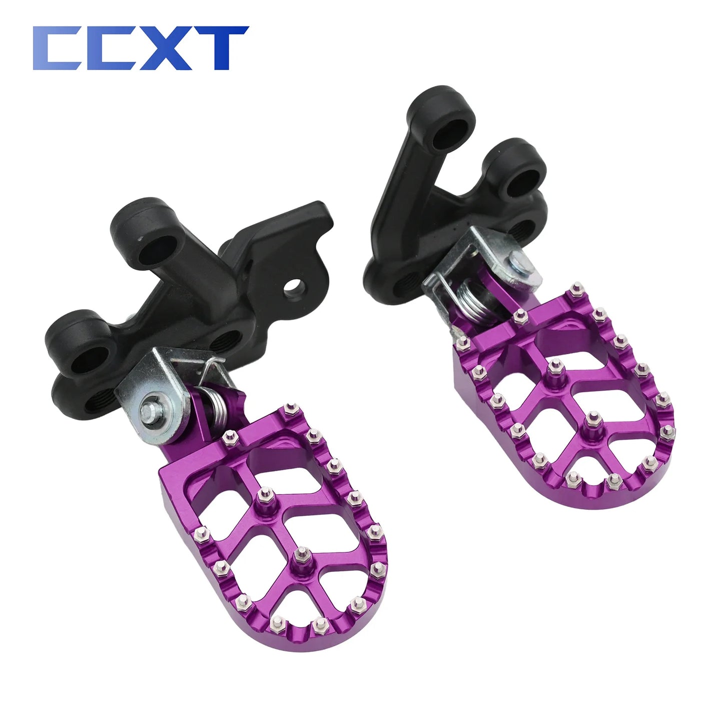 Motorcycle CNC Aluminum Footpegs Foot Pegs Rests Pedals Bracket For Sur-Ron Sur RON Light Bee X & Light Bee S Electric Bike