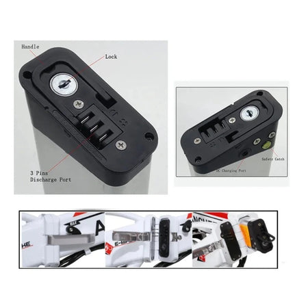 ADO A16 folding electric bike battery 10Ah