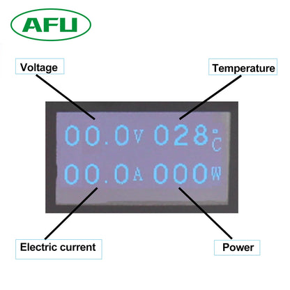 67.2V 2A Lithium Li-ion Charger For 16S 59.2V 60V With Fan OLED Display Fast Smart