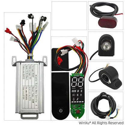 36V 350W Electric Scooter Brushless Motor Universal Controller LED Dashboard Display Accelerator Set for Xiaomi M365 Repair Controller-7 item