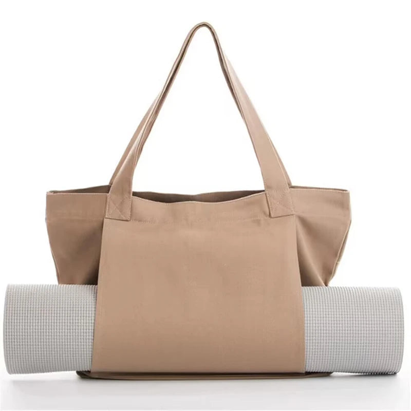 Yoga Pilates Cushion Bag Canvas Handbag Outdoor Exercise Equipment Travel Yoga Shoulder Bag Storage Bag