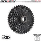 GOLDIX Black MTB Cassette 8/9/10/11/12 Speed 40/42/46/50T K7 Bicycle Freewheel Sprocket
