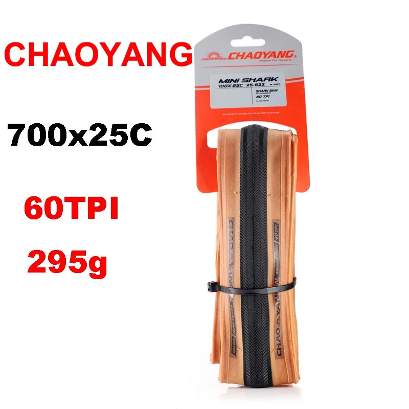 Chaoyang ARISUN bicycle tire 700C 700x25/28/35/40C road bike tires 60TPI anti puncture gravel cycling tyre wire type yellow edge CY 700x25C Folding China