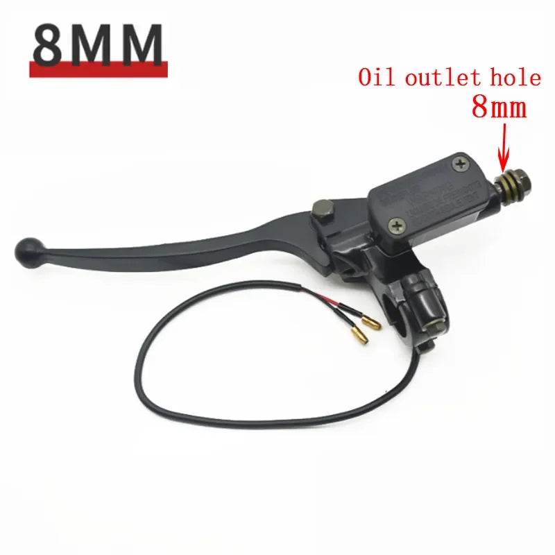 Motorcycle Brake Pump Front Master Cylinder Hydraulic Lever For Electric Scooter Dirt Pit Bike ATV Quad For yamaha suzuki honda Left side 8mm CHINA