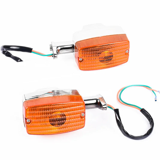 High Quality Waterproof Motorcycle Indicator Light Amber Turn Signal Winker Lamp for GS125 12V Smarter Motorcycle Accessories