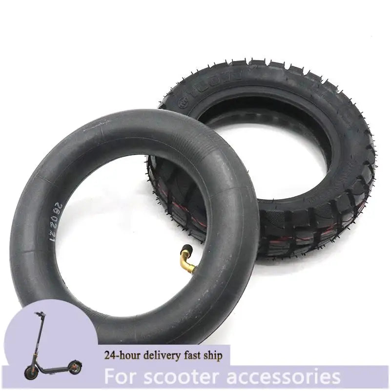 255x80 Tire Inner and Outer Tyre for Electric Scooter Zero 10x Dualtron KuGoo M4 Upgrade 10 Inch 10x3.0 80/65-6 Off Road Tire