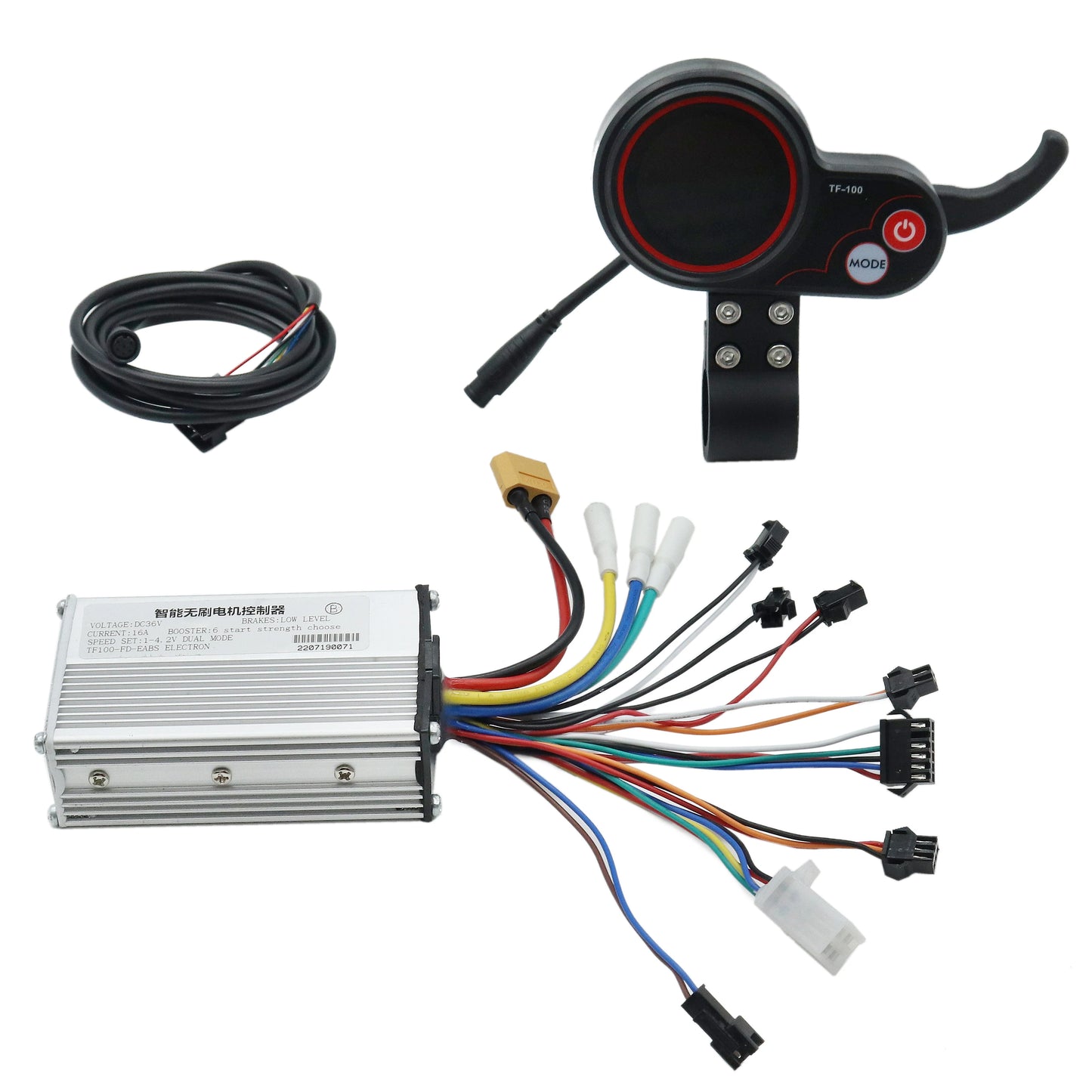 36V 48V Electric Scooter TF-100 Instrument Panel Controller Kit 6-Pin Display and Controller for KuGoo M4 Electric Scooter