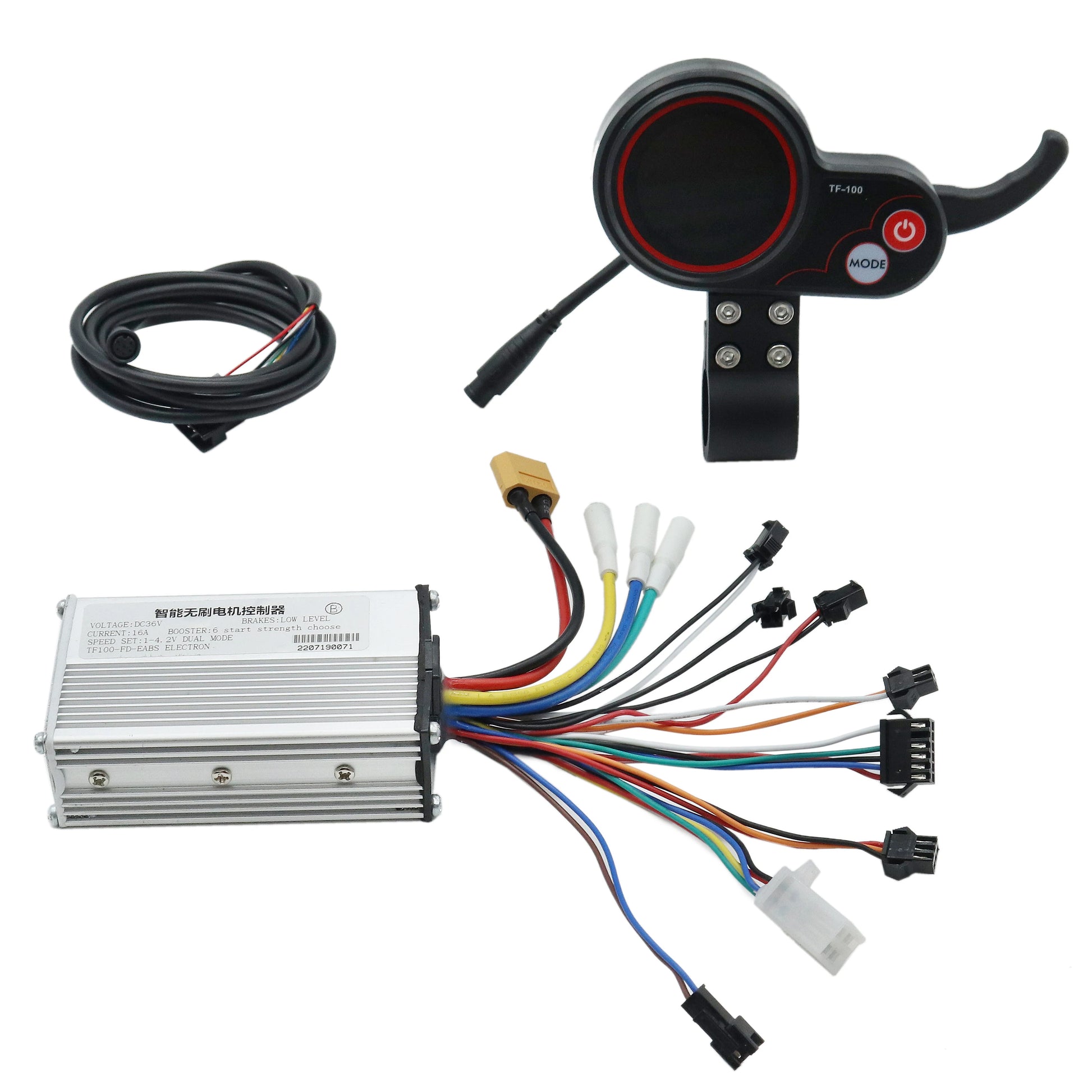 36V 48V Electric Scooter TF-100 Instrument Panel Controller Kit 6-Pin Display and Controller for KuGoo M4 Electric Scooter