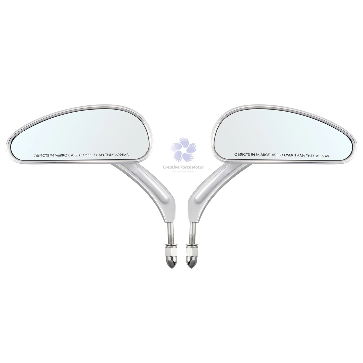 5/16" handlebar motorcycle mirrors 8mm bike rear view mirror For Harley Davidson Sportster 1200 883 Road King Street Glide Dyna Chrome