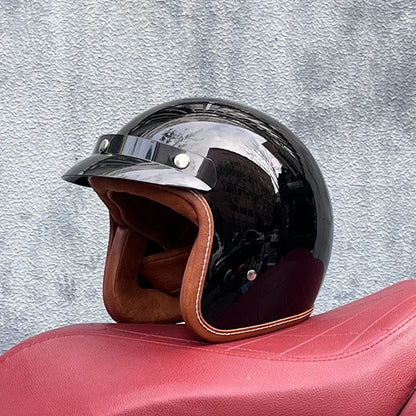 Motorcycle Half Open Face Four Seasons Universal Semi-open Motocross Helmet