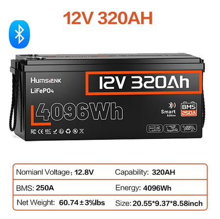 12V 320AH BT
