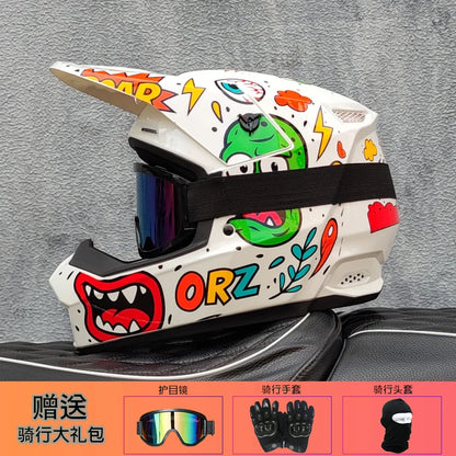 Motorcycle off-road helmet, rally helmet, and mountain bike downhill helmet 19 China