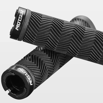 MOTSUV Bicycle Grips MTB Handbar Grip Rubber Non-slip Lock Ring Cycling Anti Slip and Shockproof Mountain Bike Accessory NEW HOT