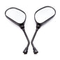 Motorcycle rearview mirror 8mm M8 electric vehicle reversing mirro Scooter Electrical Motor E-Bike Back Side Convex mirrors M8