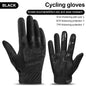INBIKE Men's Cycling Gloves Touchscreen MTB Cycling Bicycle Riding Gloves for Men Bike Sports Gloevs Motorcycle MTB Accessories black