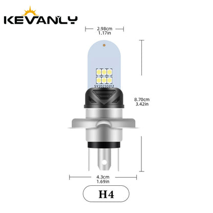 1pcs H4 Led BA20d H6 P15D LED Headlight Motorcycle Bulbs Headlights Fog Lights Hi Low Beams Daytime Running Light Moto Headlamp H4