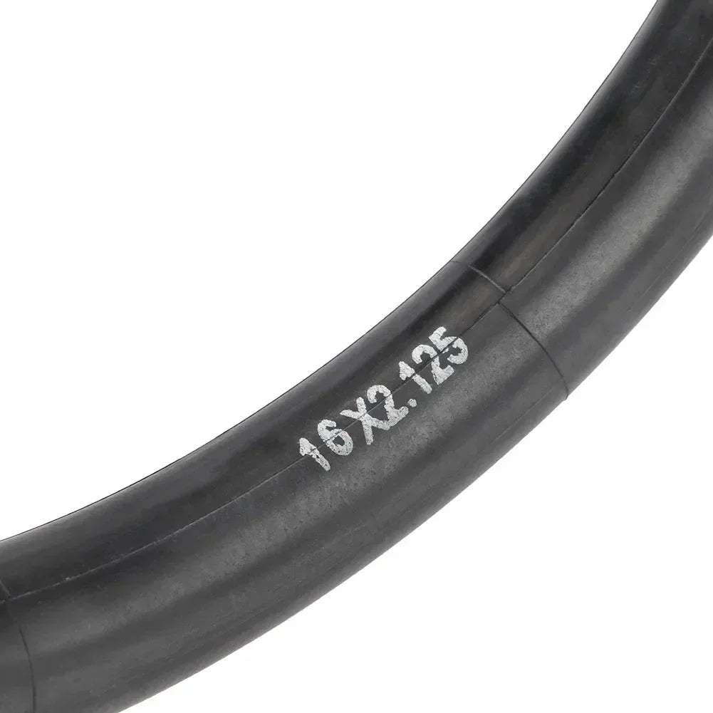 16 Inch Rubber Inner Tube Bent Valve 16x2.125(57-305) For Electric Bike Thick Inner Tube Excellent Replacement Applications New