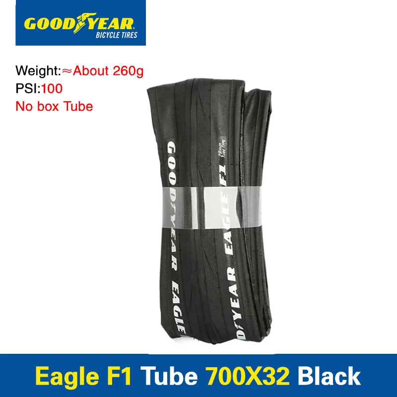 Goodyear Bicycle Tires Eagle F1 Supersport 700x28C Tubeless/Tube Road Bike Tire 700x30/32C Foldable Gravel Cycling Tire Parts F1-700x32CBlack-Tube Foldable China
