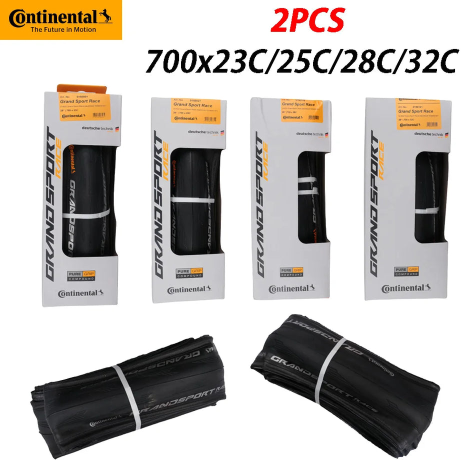 Continental GRAND SPORT RACE Road Tire - 2PCS 700x23C, 25C, 28C and 32C