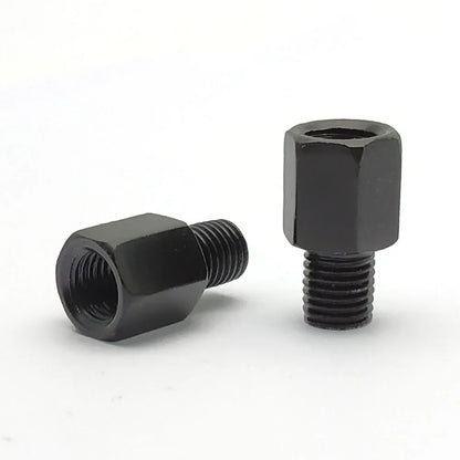 Black Mirror Adapter M10 M8 10MM 8MM Motorcycle Scooter Rearview Mirrors Adapters Right Left Hand Thread Conversion Bolt Screws