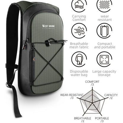 WEST BIKING 7L Cycling Backpack Bicycle Bags Outdoor Sport Climbing Hiking MTB Road Bike Hydration Backpack Men Women Bag