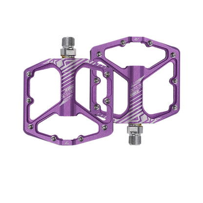 ENLEE MTB Bicycle Pedal Aluminum Alloy Wide Flat XC DH Bicycle Pedal Ultra Light Bicycle Pedal BMX Parts