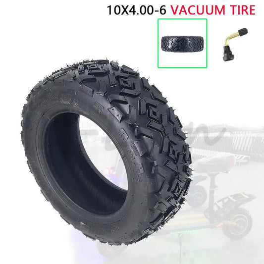 10X4.00-6 off-road vacuum tire for electric scooter ride hailing, wear-resistant tire, road tire, outer tire
