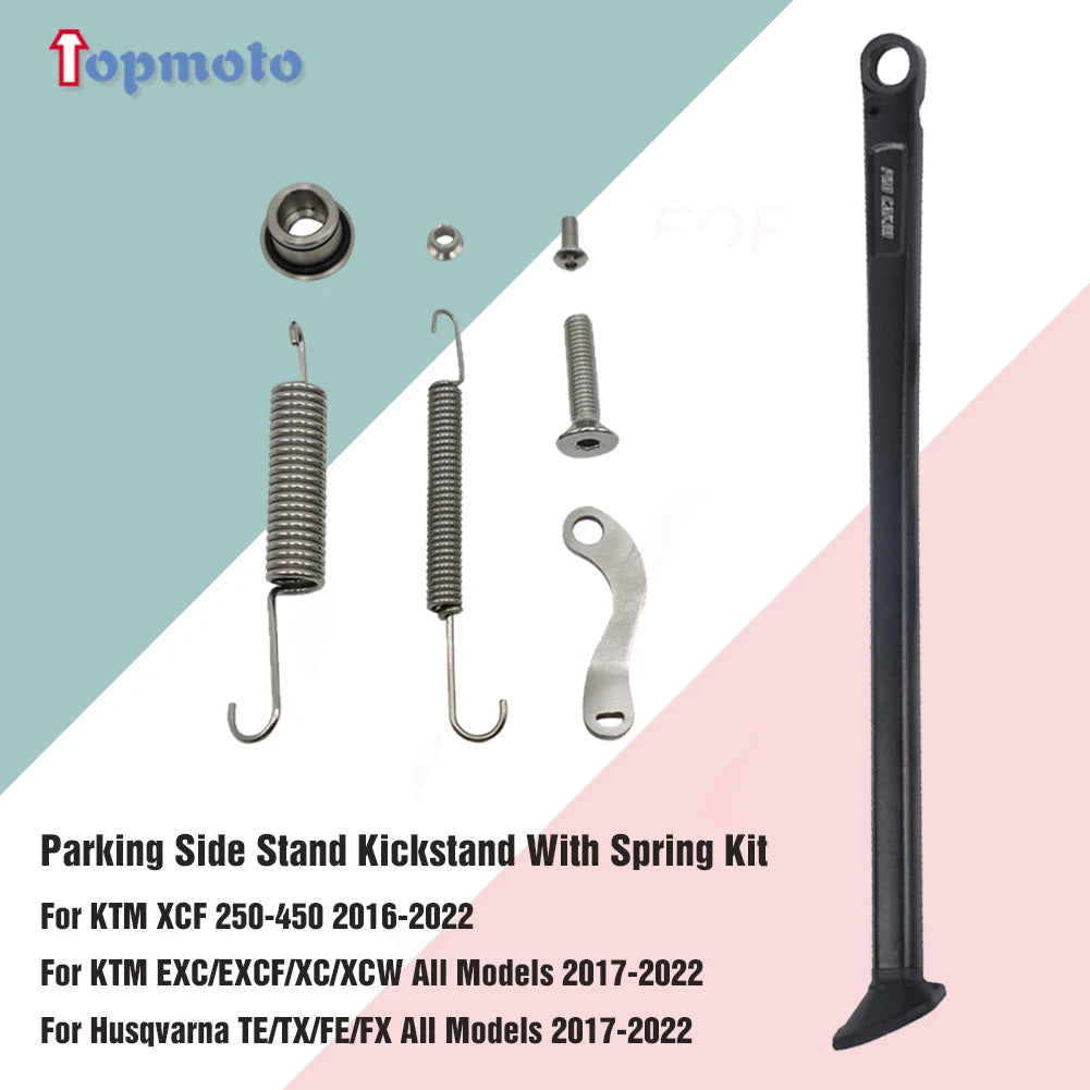 Motorcycle Parking Side Stand Kickstand For KTM 250 300 350 400 450 500 530 XC XCW XCF XCFW EXC EXC EXCF Six Days For Husqvarna