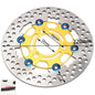 220mm RPM Motorcycle Brake Disc Floating Disk Rotor Brake Caliper Universal 3 Hole Front Rear Wheel For Yamaha Scooters Niu Gold 220mm CHINA