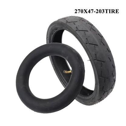 10 Inch 270x47-203 Inner Tube & Tire For Baby Carriage Trolley Replacement Tyre Wearproof Rubber Bike Tires Cycling Parts inner outer tireZZW China