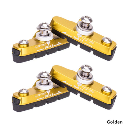 ZTTO Road Bike Brake Shoes C Caliper Hoof Replaceable Rubber Pads CNC Shell Block For Aluminum Alloy Rims Friction Wheel Brake