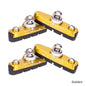 ZTTO Road Bike Brake Shoes C Caliper Hoof Replaceable Rubber Pads CNC Shell Block For Aluminum Alloy Rims Friction Wheel Brake Gold 2 Pairs