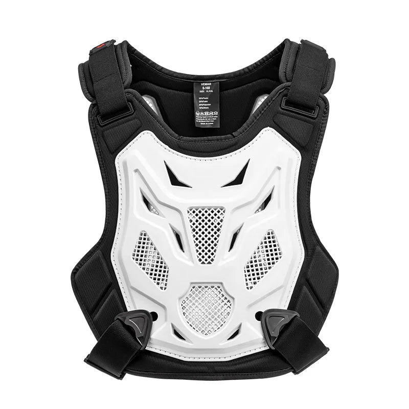 CE Motorcycle Armor Off-Road Riding Chest Roost Vest - All Season Motocross Body Protector