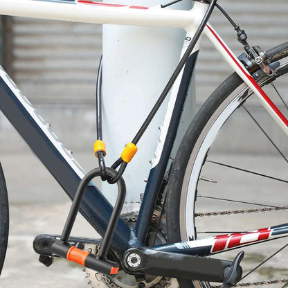 Bicycle U Lock Thickening Alloy Steel Security Bike Wheel Lock with 2 Keys Anti-theft Safety Cycling Lock MTB Road Bicycle Lock