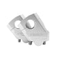1 Pair Motorcycle Universal Handlebar Riser Bar Mount Handle Clamp Universal 28mm 1 1/8" 22mm 7/8" For Honda BMW YAMAHA Suzuki 28mm Silver