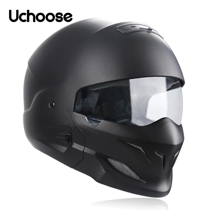 Scorpion Helmet Detachable Multi-purpose Combination Helmet Motorcycle Half Predator Helmet