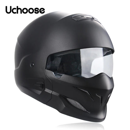 Scorpion Helmet Detachable Multi-purpose Combination Helmet Motorcycle Half Predator Helmet