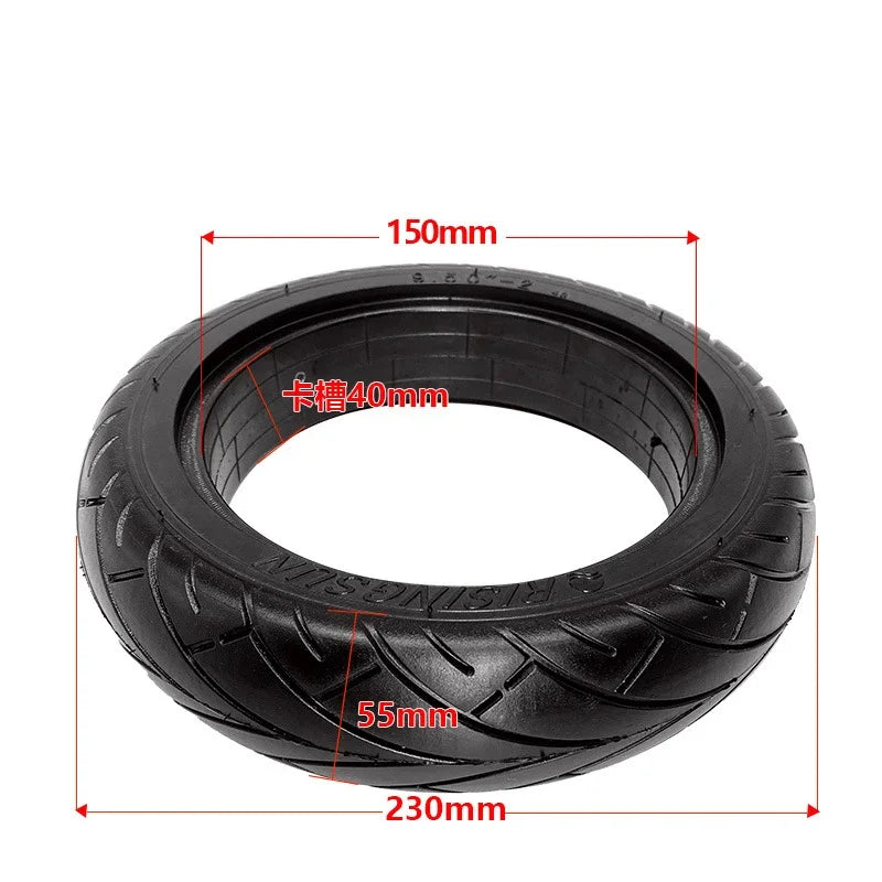9.50-2 9.50-3B Solid Tyre Scooter Replacement Tyre Electric Scooter Spare Airless Tire 9.50-2 Rubber Tire For Scoote