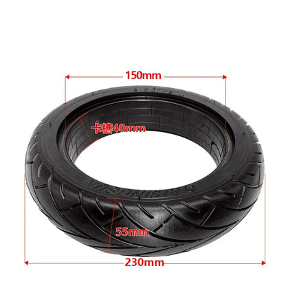 9.50-2 9.50-3B Solid Tyre Scooter Replacement Tyre Electric Scooter Spare Airless Tire 9.50-2 Rubber Tire For Scoote