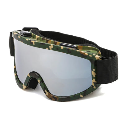 Large Frame Ski Goggles with Colorful Lens Anti-Collision Anti-Glare Lens Outdoor Sport Snow Snowboard for Snowboarding Skiing 5