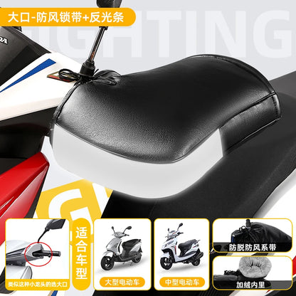 Handle Cover Electric Motorcycle Winter Warm Gloves Windproof Thick Cotton Handguard Handlebar Cover I