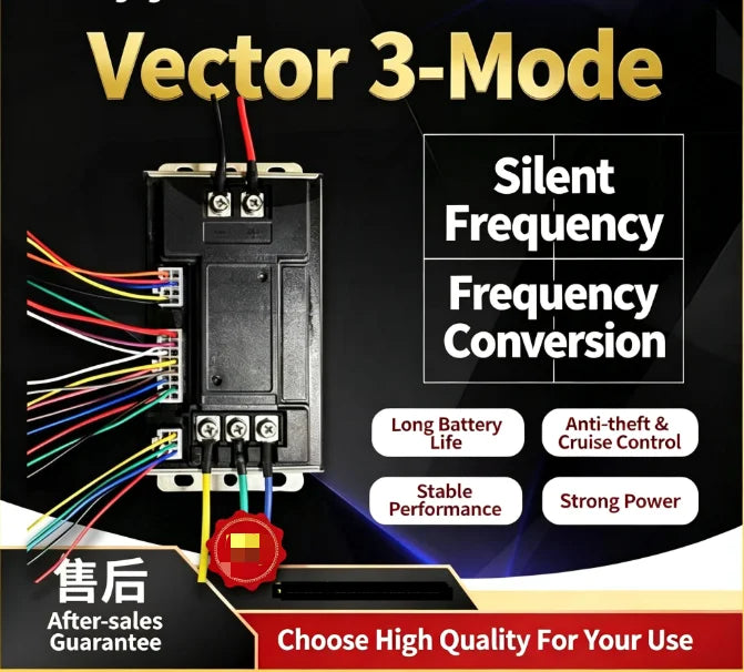 50A Sine Wave BLDC Controller for Electric Vehicles