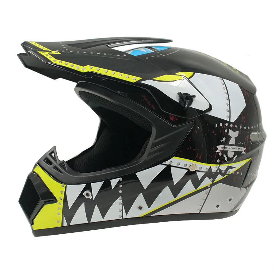 Youth Motocross Helmet – Lightweight & Safe for Off-Road, Karting, Downhill & Cross Biking V