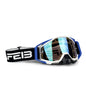 NAFEIB Motocross Glasses Motorcycle Sunglasses Man Windproof Protection Skiing Cycling Racing Off-Road Goggles Tear-off Film EWB-BLUE