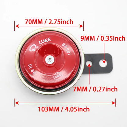 LVEE DL80 Color series Universal motorcycle Horn 12V 105db Waterproof Electric Moto bike Motor Scooter ATV UTV Golf Cart