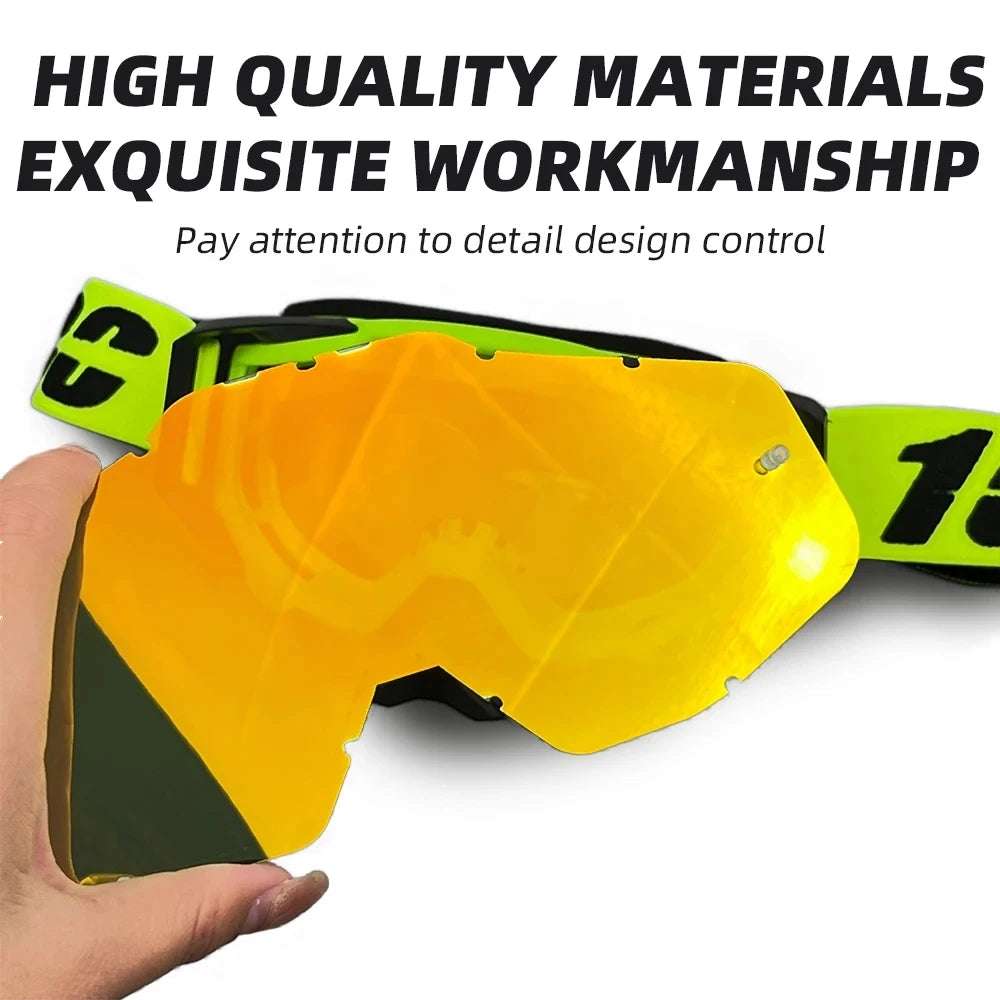 High Quanlity Motorcycle Glasses Goggles Motocross Goggles Helmet MX Moto Dirt Bike ATV Ski Outdoor Sports Glass Scooter Goggles