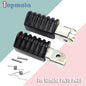 Motorcycle Left & Right Footrest Foot Rest Pedal Pegs For Yamaha PW50 PW80 PW 50 80 Dirt Pit Bike Motorbike ATV Quad 1set