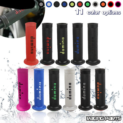 7/8 "22 24mm Motorcycle Grips Handle Bar For KTM YAMAHA Universal Pit Bike Motocross Motorbike Rubber GEL Domino Grip 9 Colors